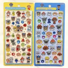 【国内正規品♪】ボンボンドロップシール パウパトロール バッジ フルーツ 2枚