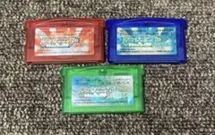ゲームボーイアドバンス ポケモン エメラルド ルビー サファイア ソフトのみ