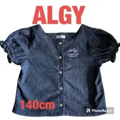 ⭐️ALGY キッズ 半袖 デニム トップス 女の子用 140cmのサムネイル