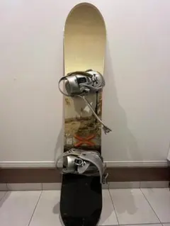 【ケース・カバー付】K2 スノーボード ビンディング オレンジ/ブラック