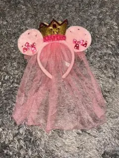 ディズニー カチューシャ ベール ミニー プリンセス