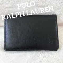 POLO ポロラルフローレン ブラックレザー 名刺入れ カード入れ