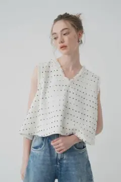 新品未使用タグ付き♡Maison de Dolceウォッシャブルファーベスト maison de Dolce. ウォッシャブルファーベスト ブラック ドルチェ