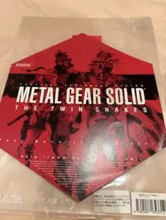 MGS THE TWIN SNAKES パンフレット ステッカー　非売品