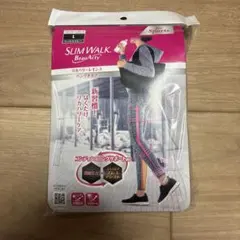 ★新品未使用★ スリムウォーク リカバリー レギンス 着圧タイツ グレー　Ｌ