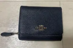 COACH 三つ折り財布 ネイビーのサムネイル