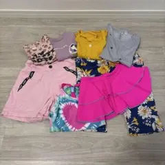 110〜120サイズ キッズ服セット（Tシャツ・ショートパンツ）　8点まとめ