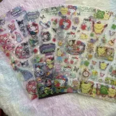サンリオ×カヨホラグチ クリアキャンディシール 4枚セット