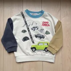 トミカ キャンプデザイン トレーナー 100cm