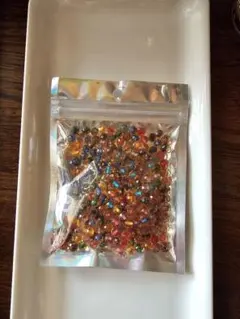 6mm多面カットカラフルビーズ