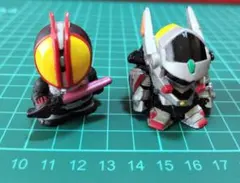 仮面ライダーファイズ、オートバジン 指人形ミニフィギュアセット
