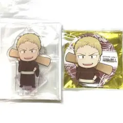 【進撃の巨人】アニメイトカフェ ライナー アクキー アクスタ 缶バッジ