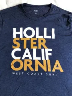 HOLLISTER ネイビー Tシャツ S