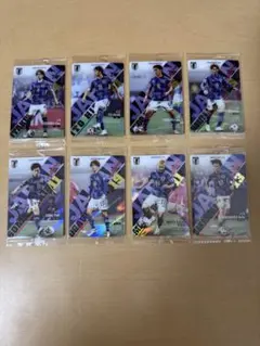 ウエハース　日本代表 サッカー選手 トレーディングカード8枚セット