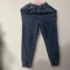 GU ダークブルー ロングパンツ 140