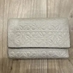 LOEWE 財布 アナグラム リピート スモール バーティカル ウォレット