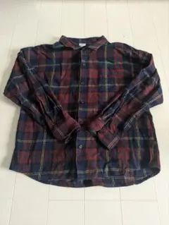 devirock チェック柄 長袖シャツ 140cm