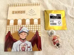 ヒロアカ　マリオンクレープ　めじるしキーホルダー　　特典　ホークス