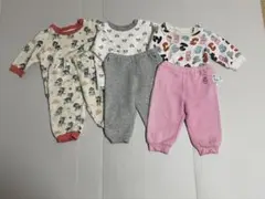 ユニクロ　キルトパジャマ3セット