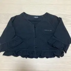 コムサイズム ボレロ カーディガン ブラック 130cm