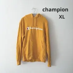 champion パーカー オレンジ XL