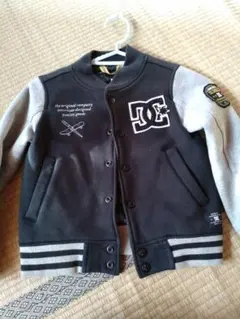 DC ボンバージャケット ブラック/グレー