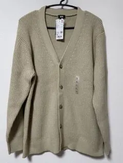 ユニクロ ミドルゲージ Vネック カーディガン