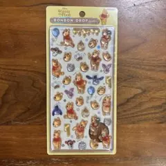 正規品 ディズニー くまのプーさん ボンボンドロップシール 新品