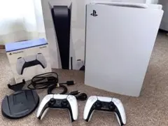 Sony PlayStation 5 本体　コントローラー2個　おまけ付