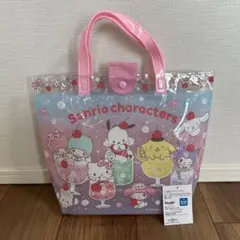 【新品】サンリオキャラクターズ♡プールバッグ　クロミ　マイメロ　シナモン　キティ