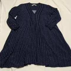 shuca チュニック　小紋柄