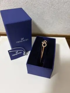SWAROVSKI インフィニティ ブレスレット ローズゴールド 箱付き