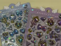 【正規品】BONBON DROP シールセット 2シート セット 青・紫