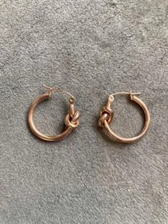 blackdia obean ゴールドトーン フープピアス