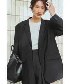 Mila Owen オーバーサイズテーラードジャケット　ブラック