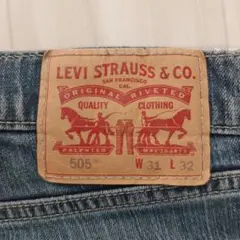 LEVI’S 505 ストレートデニム W31 L32