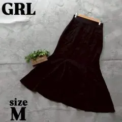 【GRL】グレイル（М）マーメイドロングスカート 黒