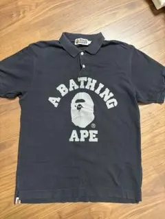 A BATHING APE ポロシャツ ブラック Sサイズのサムネイル