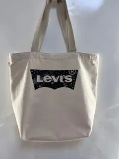 Levi's ロゴプリント トートバッグ アイボリーのサムネイル
