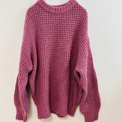 GLOBAL WORK ワッフル編みニット Sサイズ 即購入可