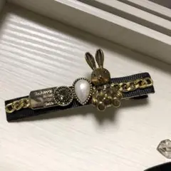 即購入OK☆✴︎ヘアピンコーナー268 キラキラうさぴょんヘアピン可愛いキャラ高級