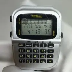 希少 Wetekom 計算機付 デジタル腕時計 レトロ ガジェット 電卓ウォッチのサムネイル