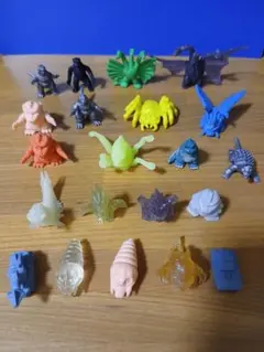 当時物】ゴジラ 怪獣フィギュアまとめ売り 当時物 ソフビ