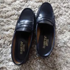 HARUTA ローファー ブラック 本革　23.5EE 日本製