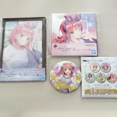 五等分の花嫁 中野二乃 キャラキャンバスボード・フレーム・缶バッジセット