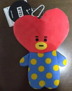 BT21 TATA ぬいぐるみポーチ カラビナ付き