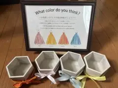 結婚式 色当て ボード&サイリウム用箱のセット