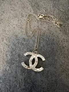 ココマーク シャネルモチーフ K18WG ダイヤモンド 1.00ct ペンダント 
