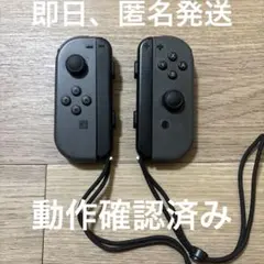 2 Nintendo Switch 　スイッチ　ジョイコン グレー