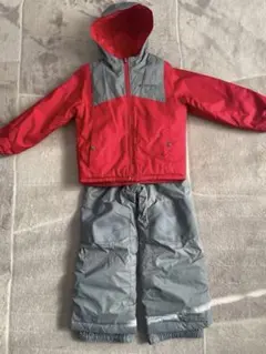 Columbia 子ども用スキーウェア 赤/グレー　コロンビア　xxs 110